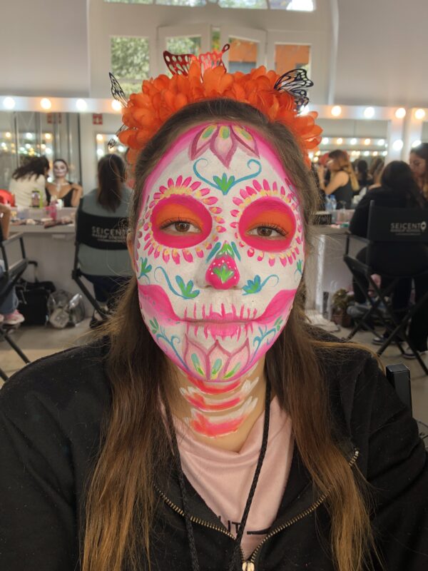MAQUILLAJE PROFESIONAL DE CATRINA FULL COLOR por Vale Jetzahel